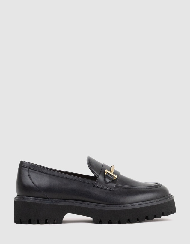 Edward Meller - GAVREL Chunky Moccasin with Bar Trim