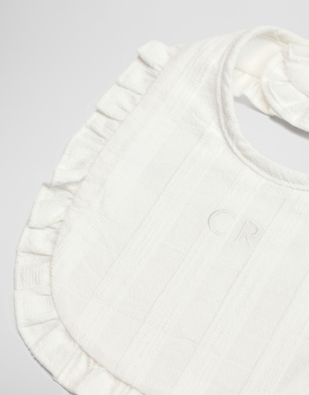Country Road - Woven Frill Bib