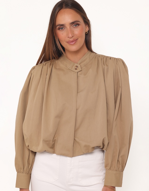 Petal & Pup - Rory Bubble Hem Jacket - Khaki