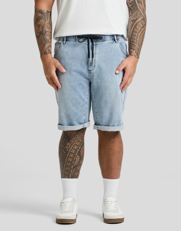 Johnny Bigg - Deran Knit Denim Short