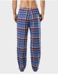 Mitch Dowd - Mens Boston Check Flannel Sleep Pants
