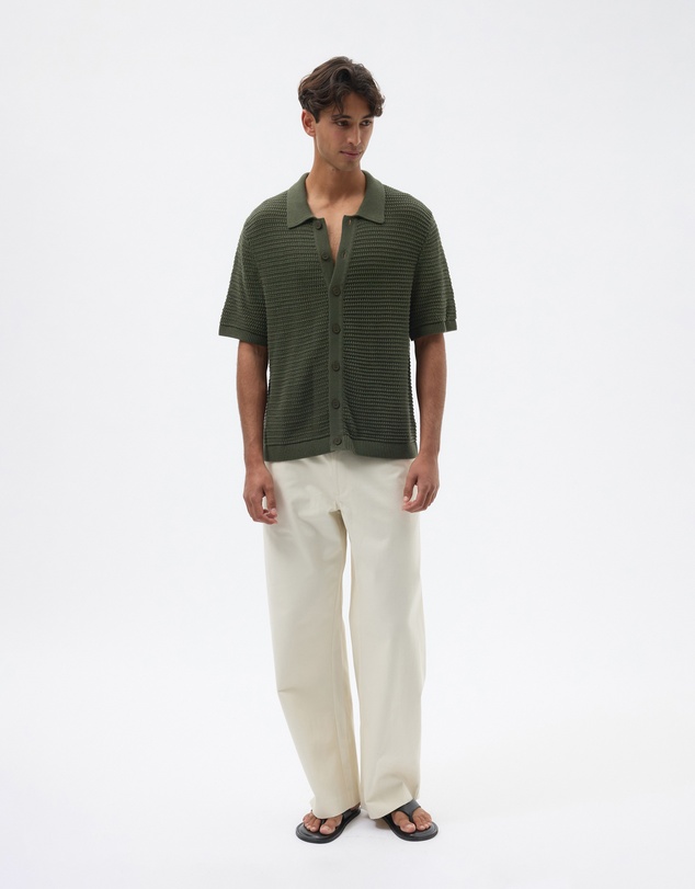AERE - Organic Cotton Knitted Shirt