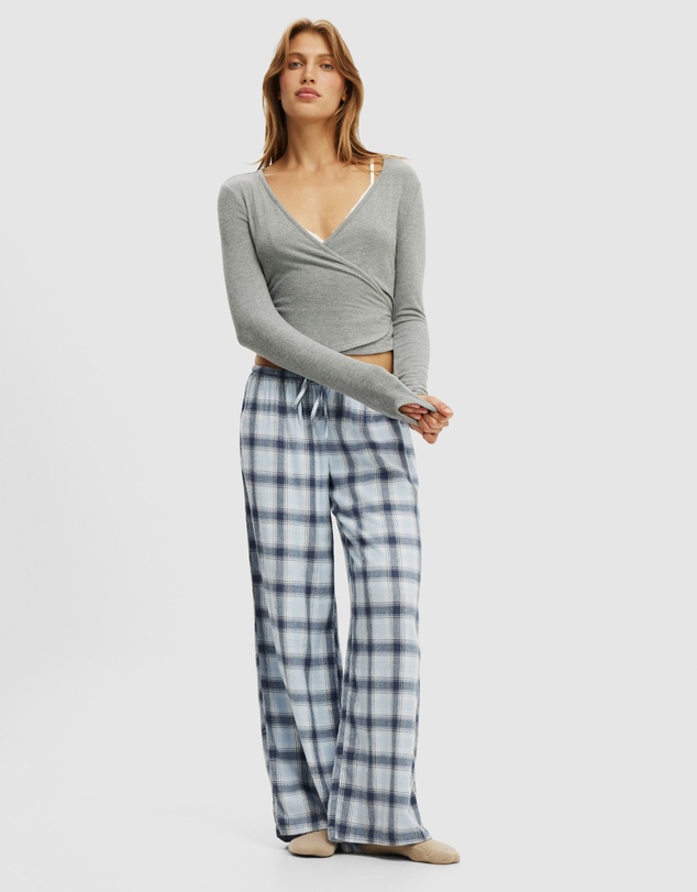 Cotton On Body - Super Soft Wrap Long Sleeve Top