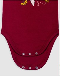 B Free Intimate Apparel - 100% Organic Cotton Short Sleeve Baby Bodysuit - Baby & Toddler