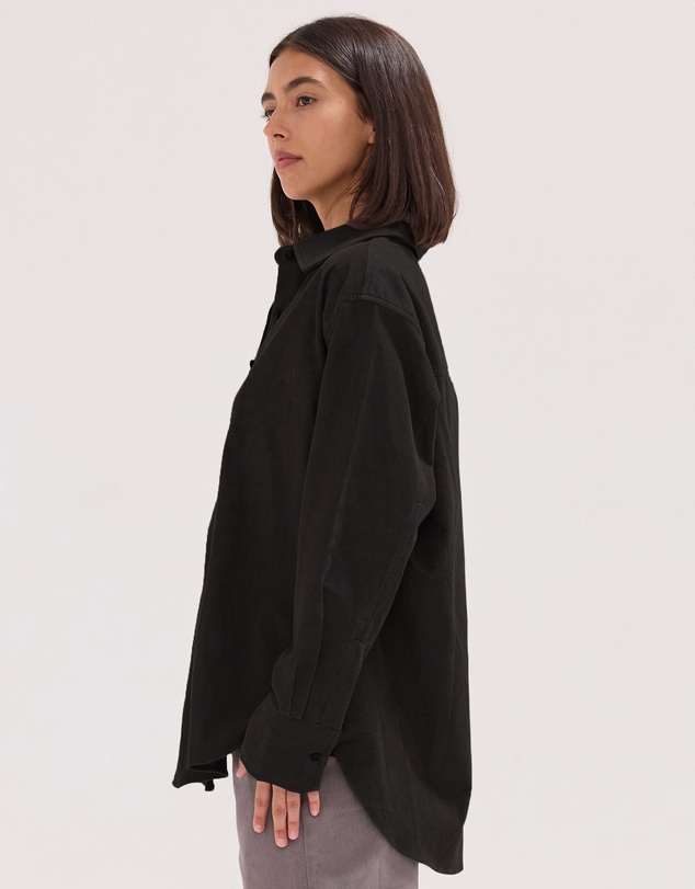 Cloth & Co. - The Corduroy Shirt Black