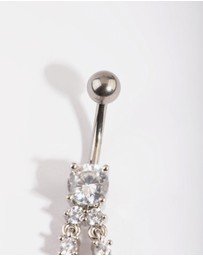 Lovisa - Titanium Dangle Belly Bar