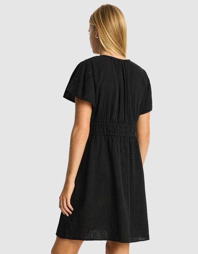 Sea Level Australia - Sunset Short Daydress Black