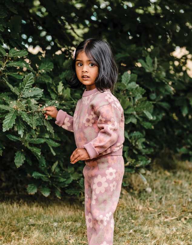 Kynd Baby - Knit Jumper in Bold Floral