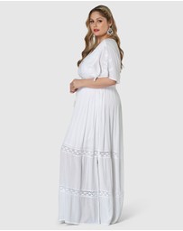 The Poetic Gypsy - Floating Clouds Maxi Dress