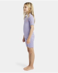 Billabong - Toddlers 2/2Mm Synergy Back Zip Short Sleeve Springsuit