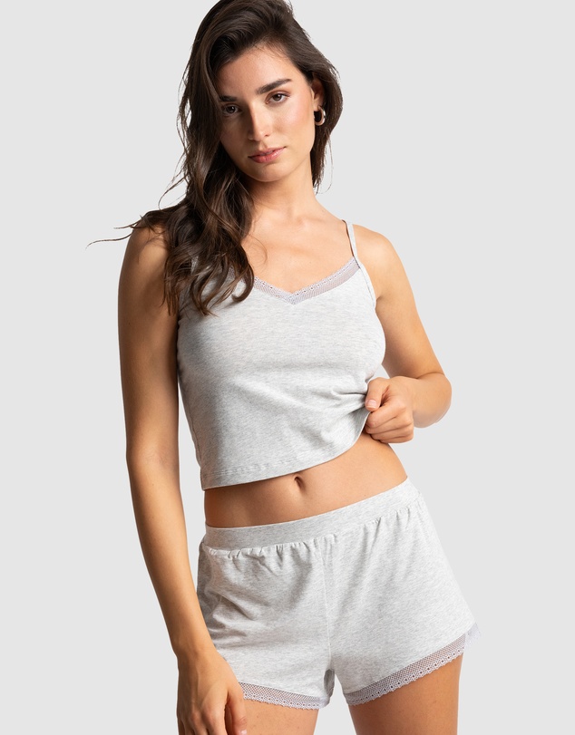 Passionata - Charlotte Cotton & Modal Cropped Cami Top