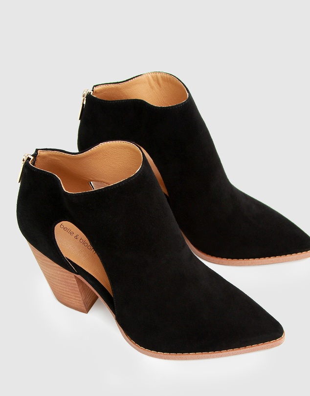 Belle & Bloom - Midnight Special Suede Ankle Boot