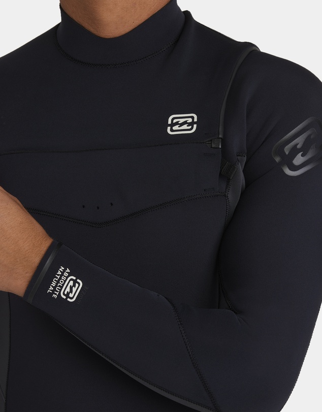 Billabong - Mens 3/2mm Absolute Natural Chest Zip Wetsuit