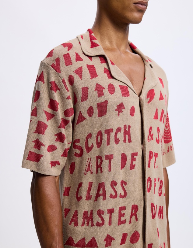 Scotch & Soda - Jacquard Knitted Shirt