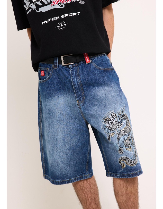 Insight - Mortal Jort Y2K Fadedd Shorts
