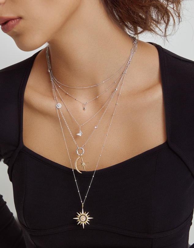 Ania Haie - Gold Rectangle Link Chain Necklace