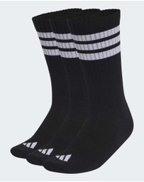 adidas Performance - 3-Stripes Cushioned Crew Socks 3 Pair Pack Unisex
