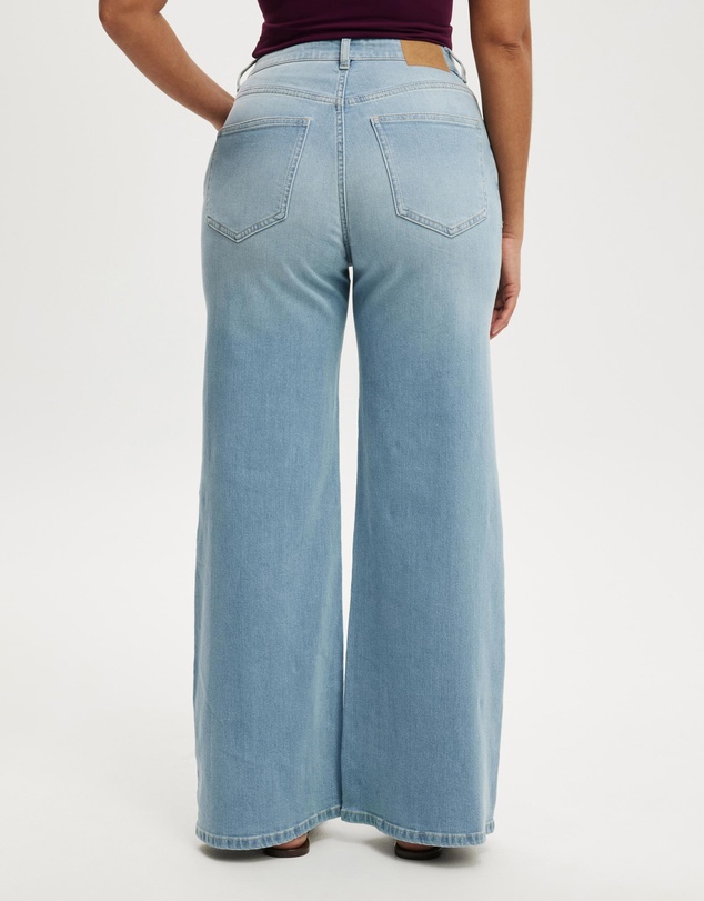 Cotton On - Curvy Stretch Wide Jeans