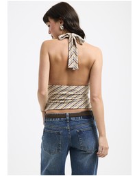 Insight - Danni Stripe Halter Top