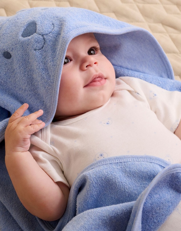 Purebaby - Bear Hooded Towel-Babies