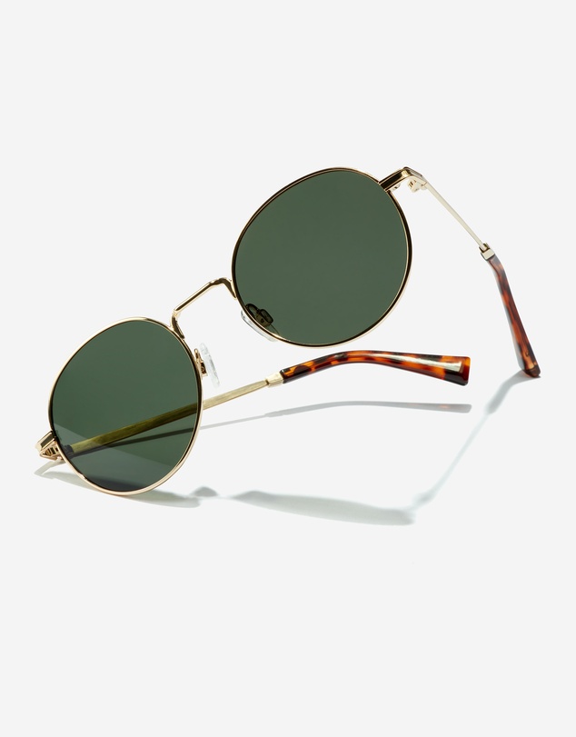 Hawkers Co - HAWKERS - Polarized Gold Green MOMA Sunglasses for Men and Women UV400