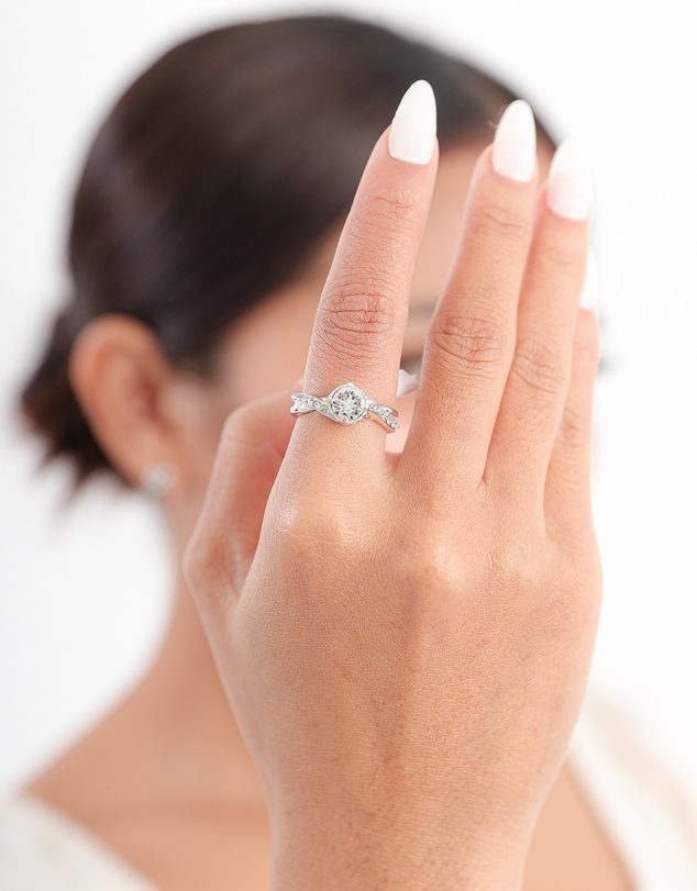 Elli Jewelry - Crystal Band Ring in 925 Silver