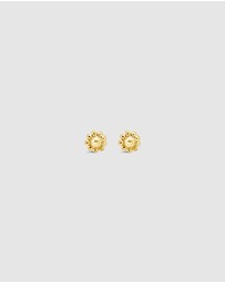 Ichu - Bloom Earrings Gold