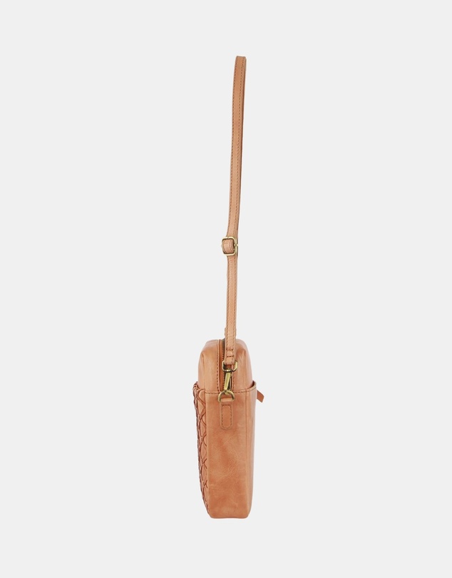 Pierre Cardin - Pierre Cardin Leather Embossed Phone Crossbody Bag
