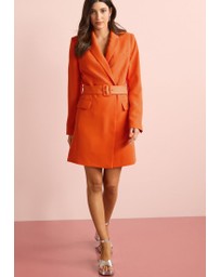 NEXT - Tailored Long Sleeve Belted Blazer Dress