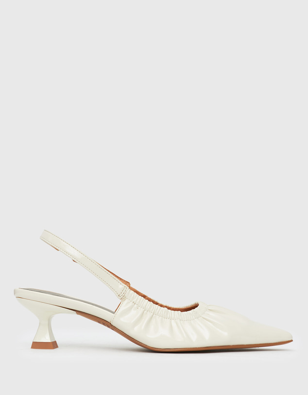 Betts - Divine Ruched Slingback Pumps