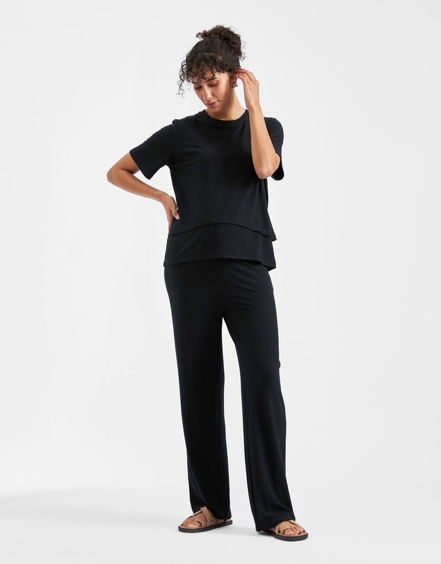 Ripe Maternity - Mike Rib Nursing Top