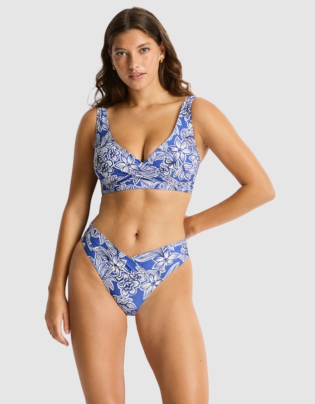 Sea Level Australia - Palmera Cross Front Multifit Bra Top