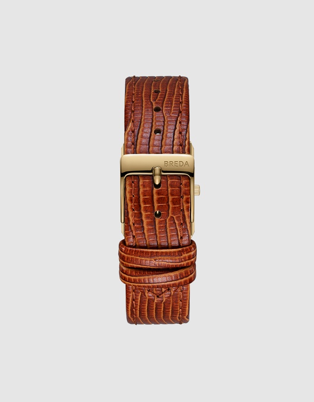 Breda - Virgil 1765b Leather Band Watch, 20MM