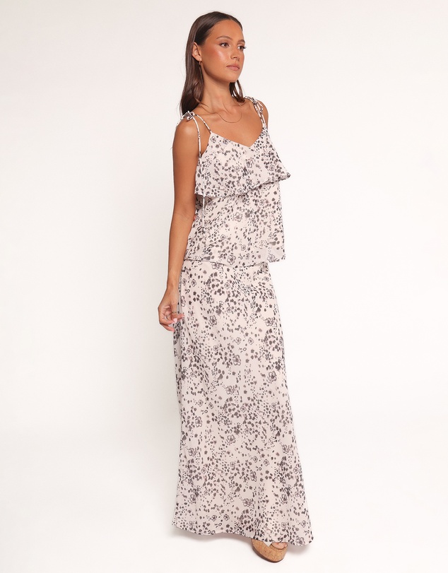 Petal & Pup - Noella Maxi Skirt - Blurred Spots