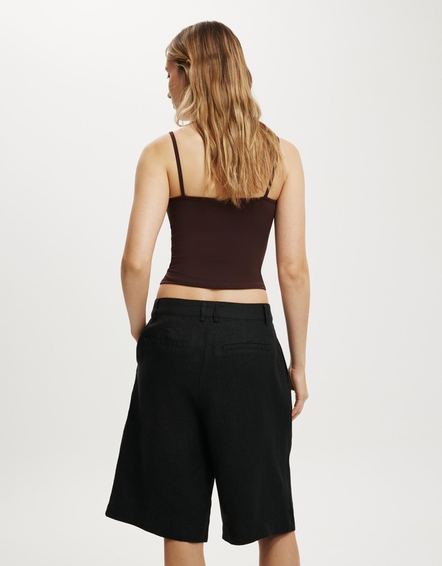 Cotton On - Luxe Linen Bermuda Shorts