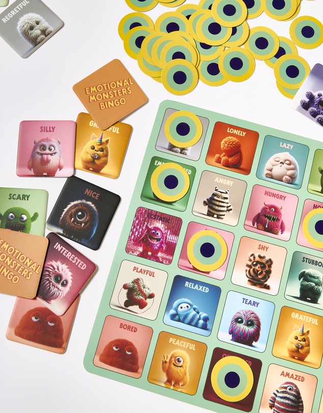 Journey Of Something - Emotional Monsters Bingo