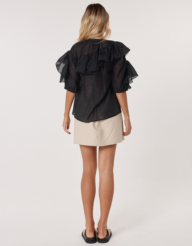 Fate + Becker - Celeste Ruffled Blouse