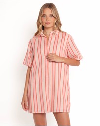 Petal & Pup - Norah Mini Dress - Pink Stripe