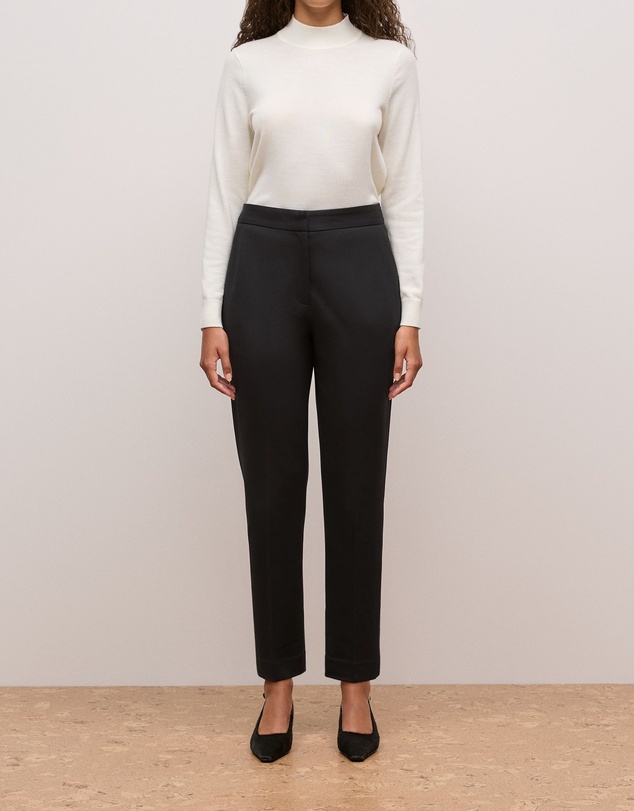Trenery - Ponte Tailored Slim Pant in Black