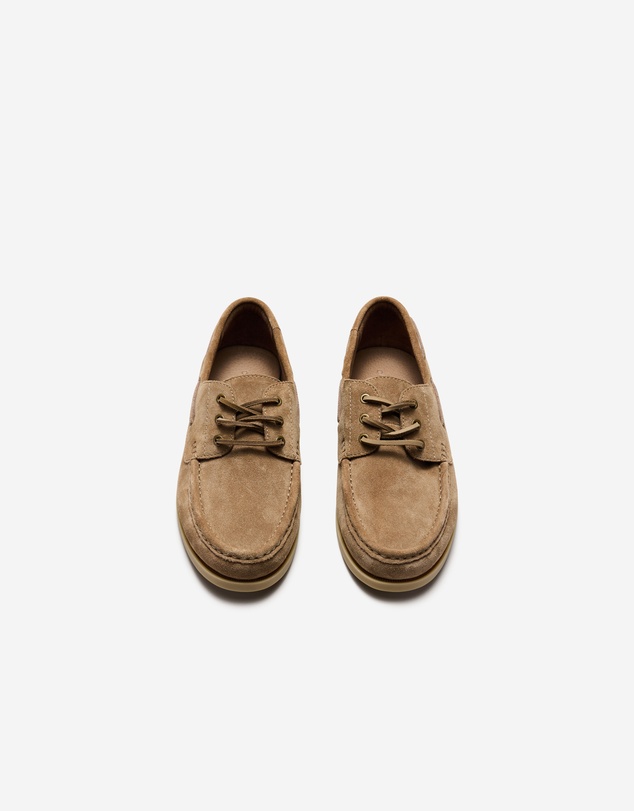 Calibre - Suede Boat Shoe Stone