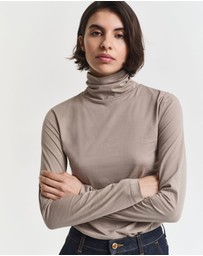 Gant - Lightweight Cotton Turtleneck Top