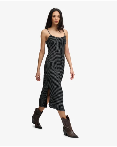 Superdry - Print Button Down Cami Midi Dress