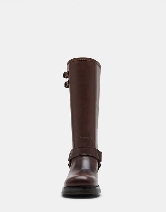 Steve Madden - Astor Brown Leather Boots