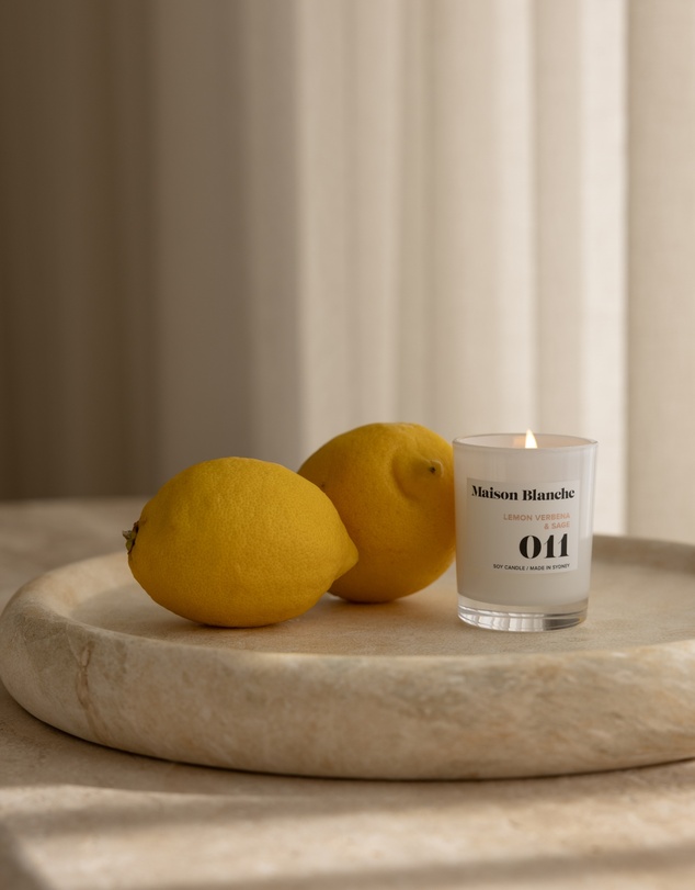 Maison Blanche - 011 Lemon Verbena & Sage - Small Candle
