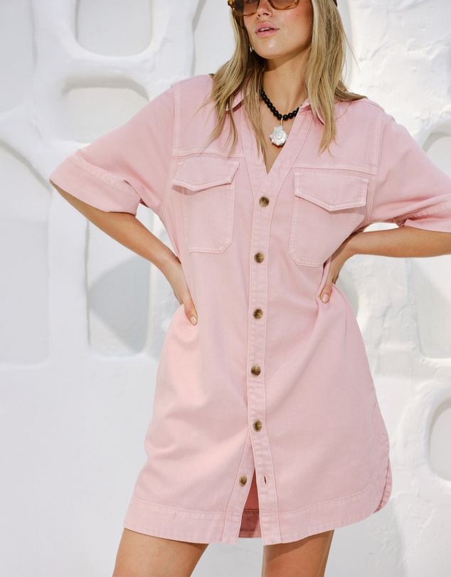 Ceres Life - Sammy Denim Shirt Dress