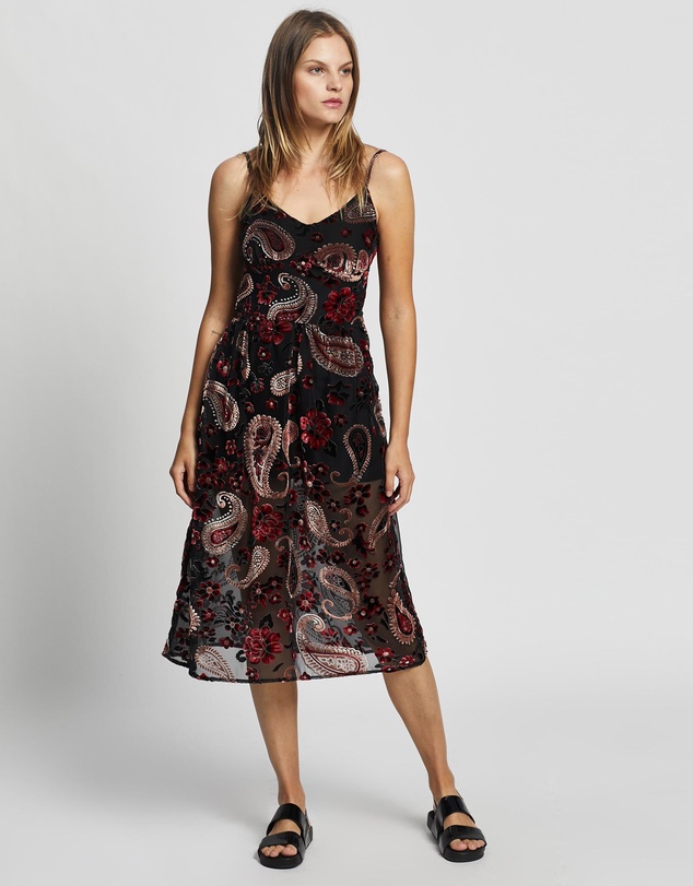 LENNI the label - Firefly Burnout Slip Dress