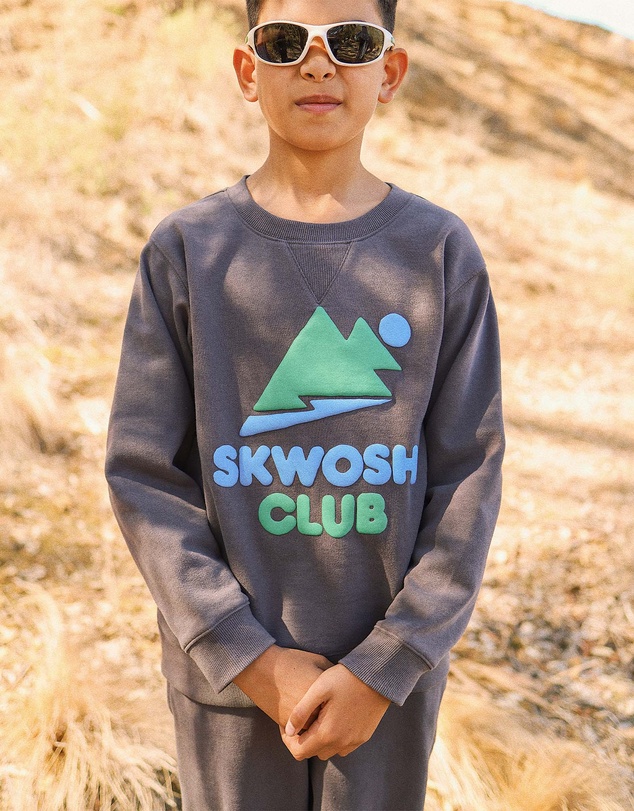 Skwosh - Kids Chunky Mountain Crew Neck Sweat