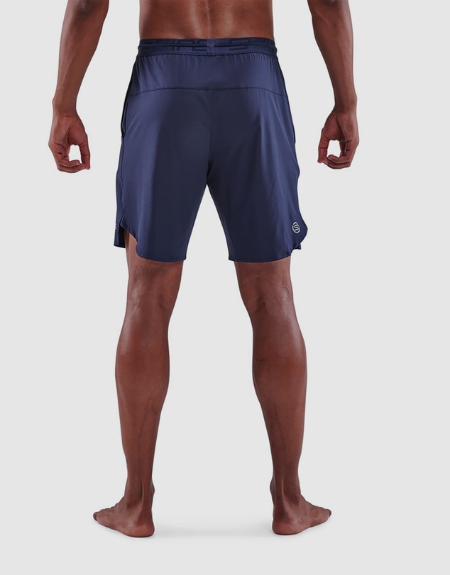 SKINS - SKINS Men's 3-Series Activewear X-Fit Shorts Navy Blue