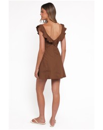 Petal & Pup - Lacey Mini Dress - Brown
