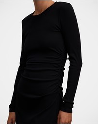Forever New - Ash Long Sleeves Ribbed Mini Dress